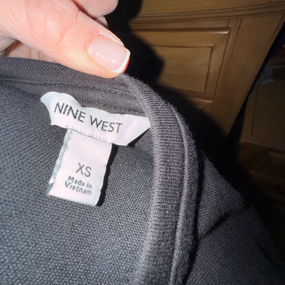 Nine West Charcoal Gray Dress - Picture 2 of 2